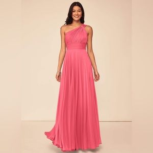 NWT Azazie Charlize Dress in Watermelon, Size A6